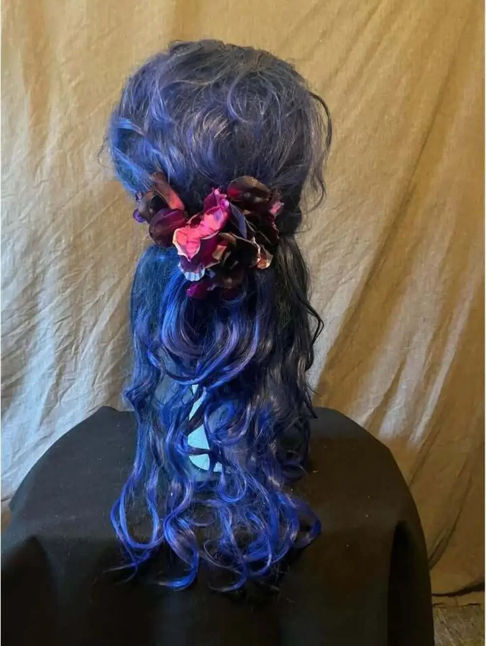 Blue Lace Front Styled Wig